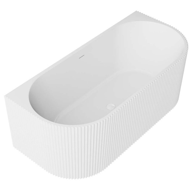 BESCO Wanna wolnostojąca przyścienna LEYA 170 z syfonem klik-klak bia