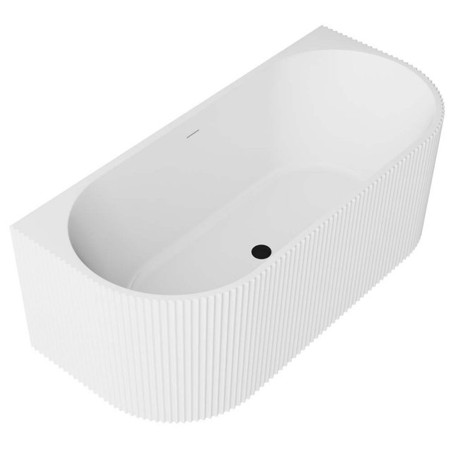 BESCO Wanna wolnostojąca przyścienna LEYA 150 z syfonem klik-klak cza