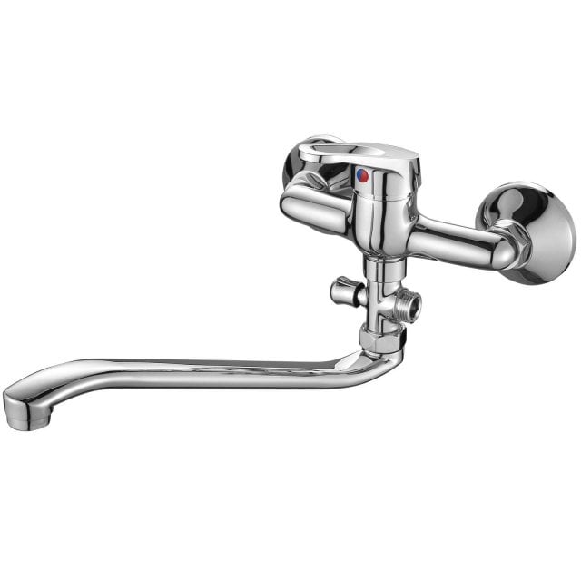 KUCHINOX Bateria wannowa ścienna GRACE z ruchomą wylewką chrom BKY_01