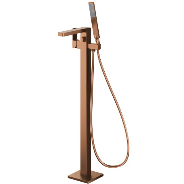 KFA Bateria wannowa LOGON wolnostojąca różowa złota szczotkowana PVD