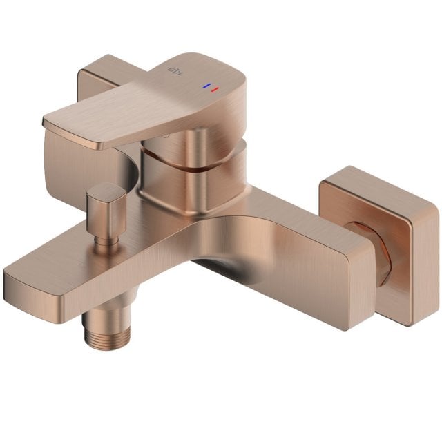 KFA Bateria wannowa MALAGA ścienna różowa złota szczotkowana PVD 4524