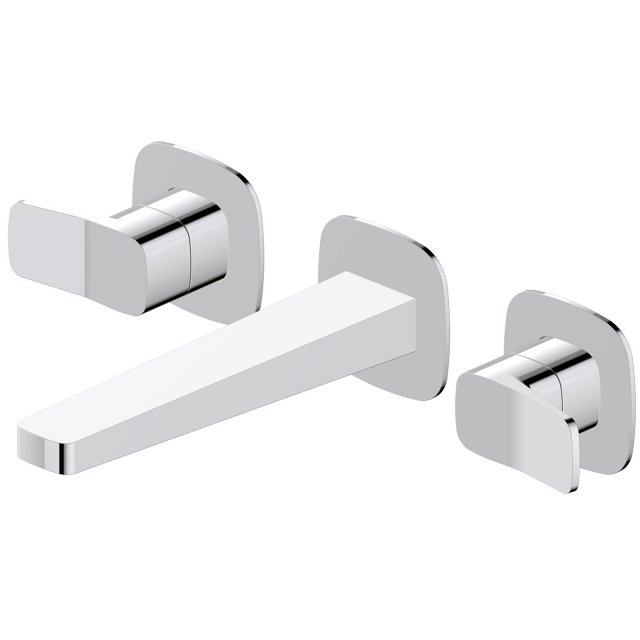 KFA Bateria umywalkowa MALAGA podtynkowa ścienna 3-otworowa chrom 452