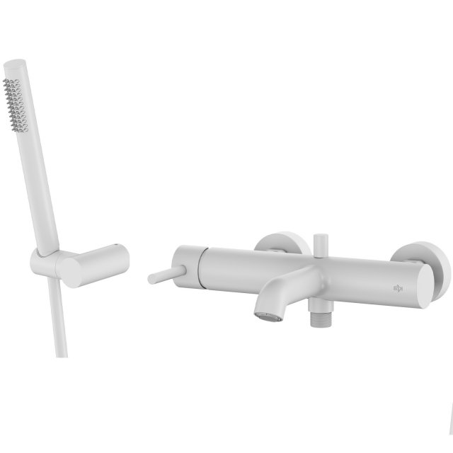 KFA Bateria wannowa MOZA pozioma ścienna, zestaw natryskowy premium b