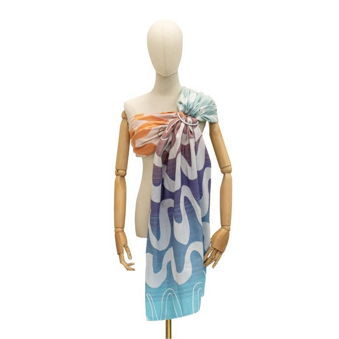 Supermama.baby Chusta kółkowa i waga 2w1-Summer Waves