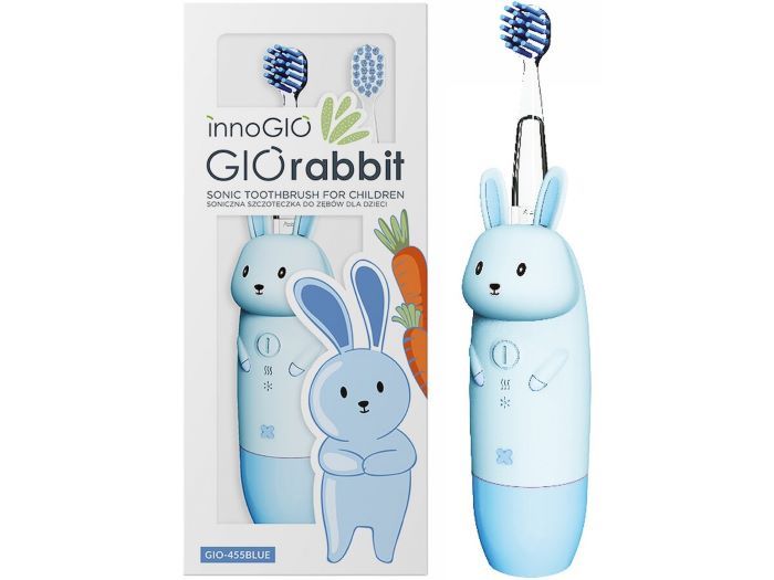 Innogio GIOrabbit - soniczna szczoteczka dla dzieci GIO-455-Niebieski