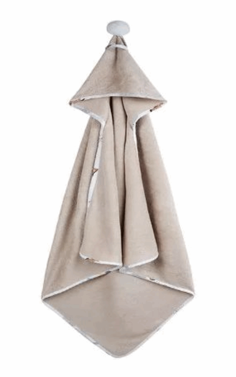 Szumisie, Ręcznik bambusowy 100 x 100 cm-Beżowy