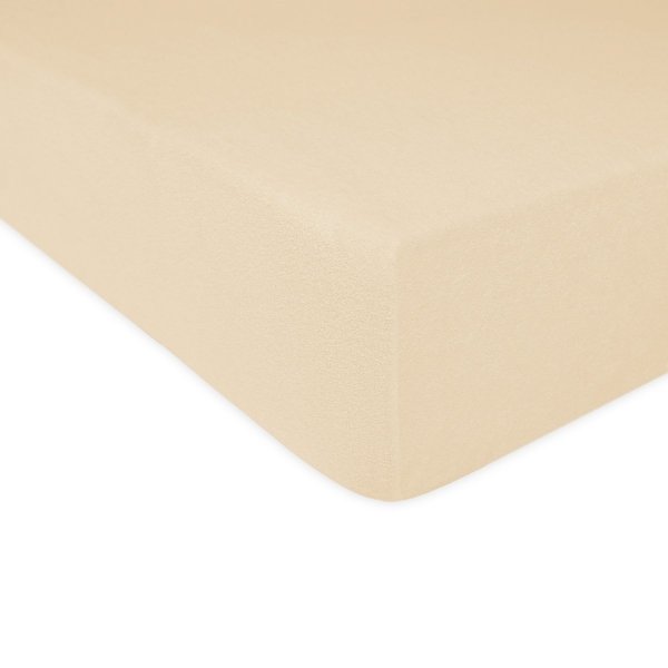 Grube Prześcieradło FROTTE 140x200 na gumkę wz. 047 jasny beż