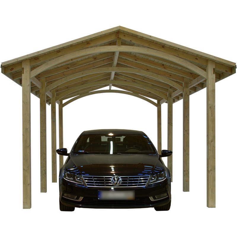 Wiata garażowa Alaska jednostanowiskowa 379 x 614 cm