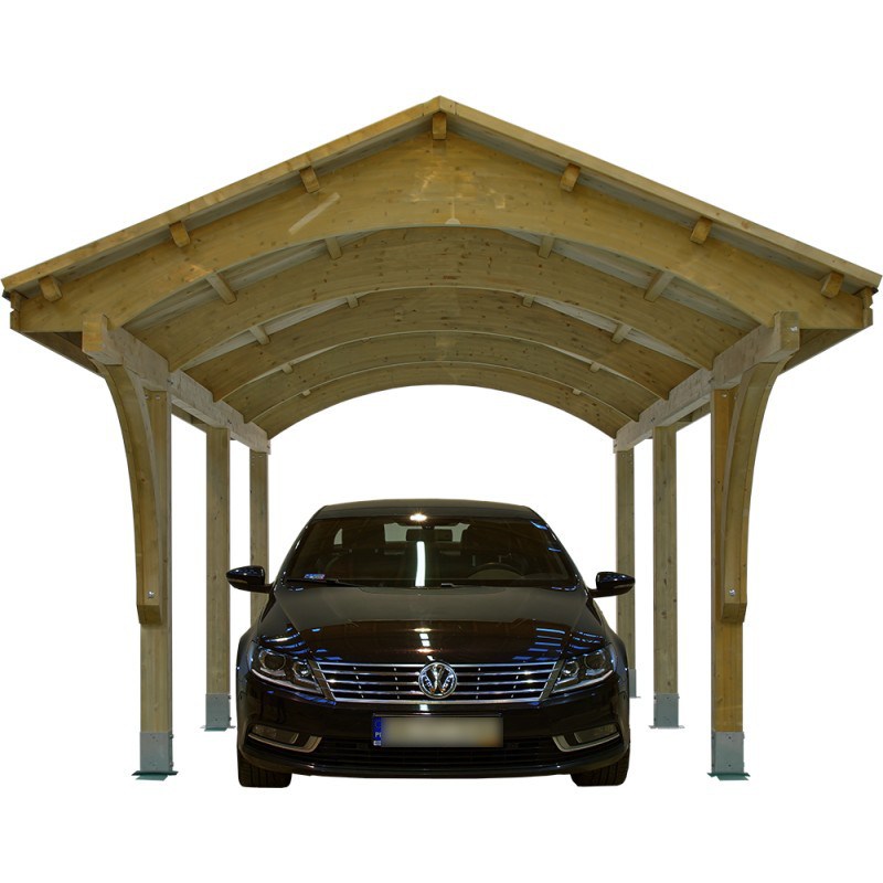 Wiata garażowa Nevada 1 jednostanowiskowa 362 x 606 cm