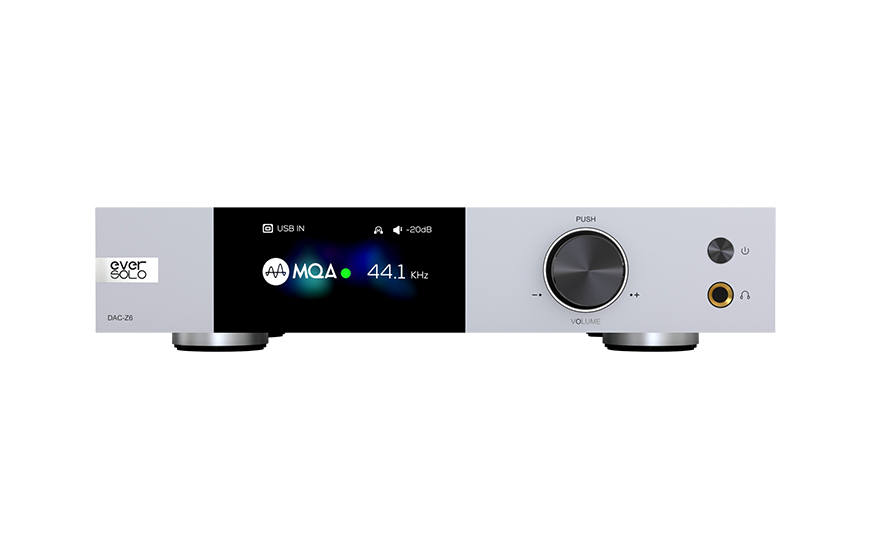 Eversolo dac-z6 - przetwornik c/a (dac) z wzm. słuchawkowym, mqa i bt 5.0