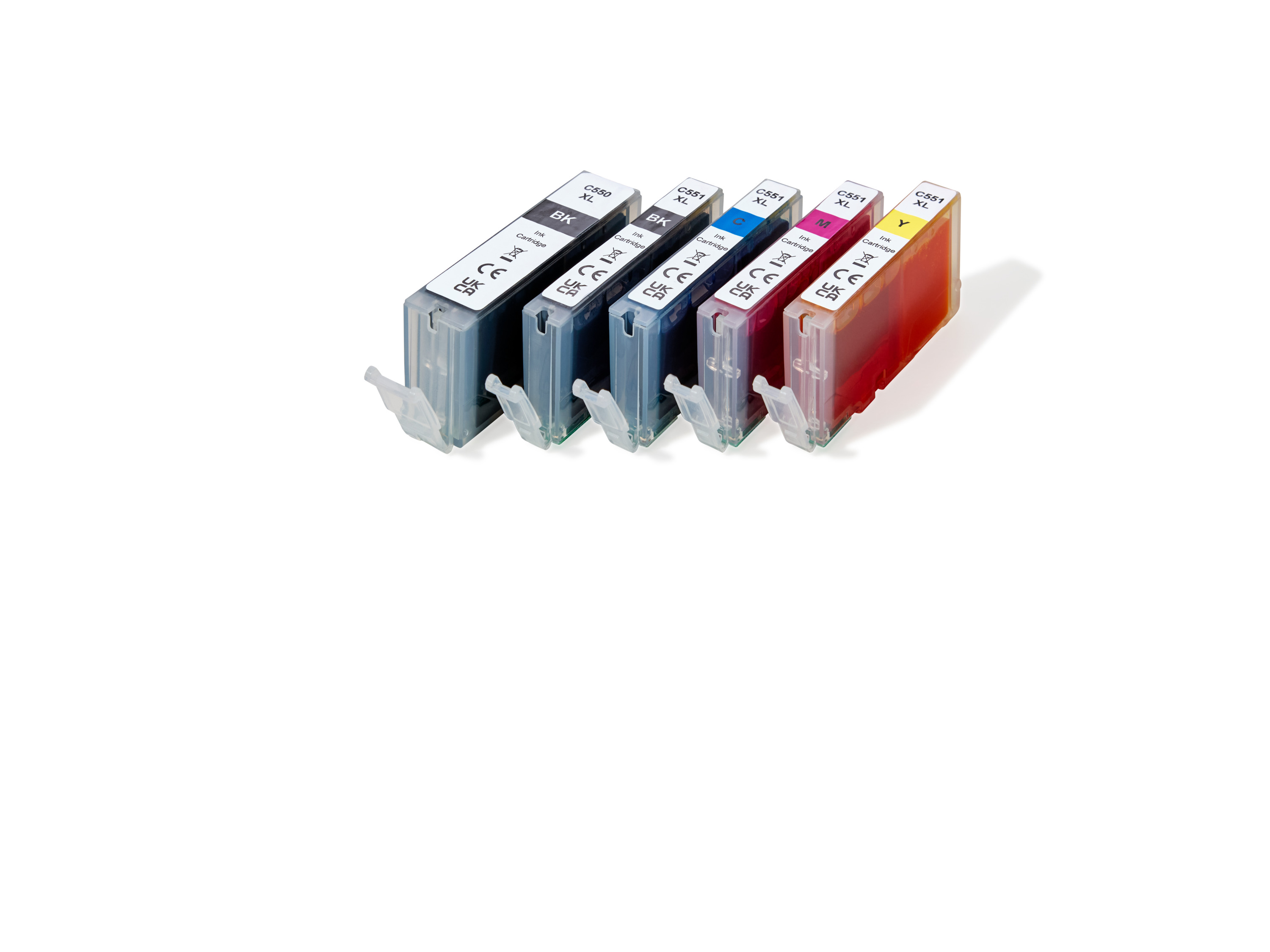 Wkłady z tuszem do drukarki 550/551Xl do Canon