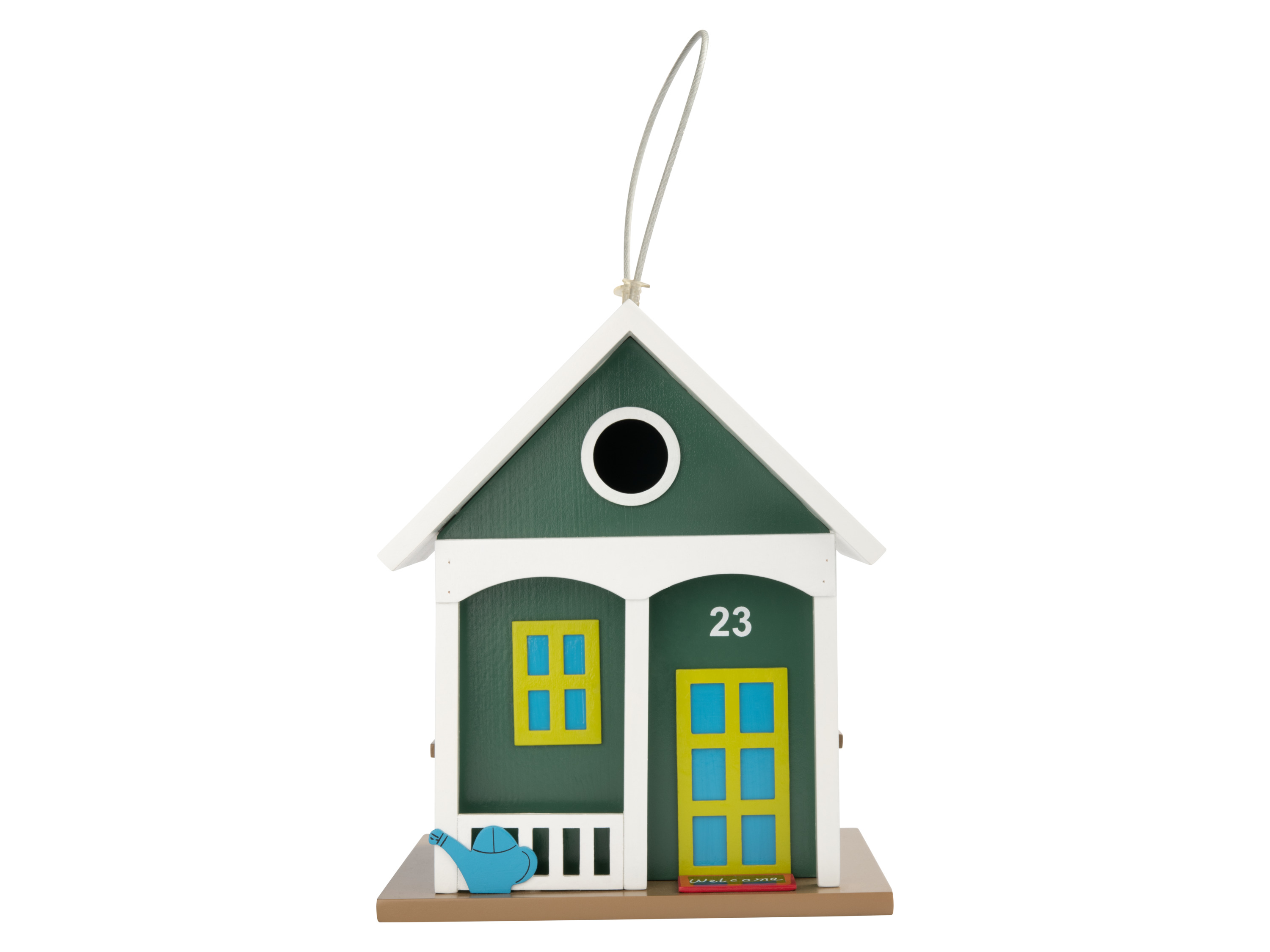 zoofari Domek dla ptaków drewniany Zielony/biały