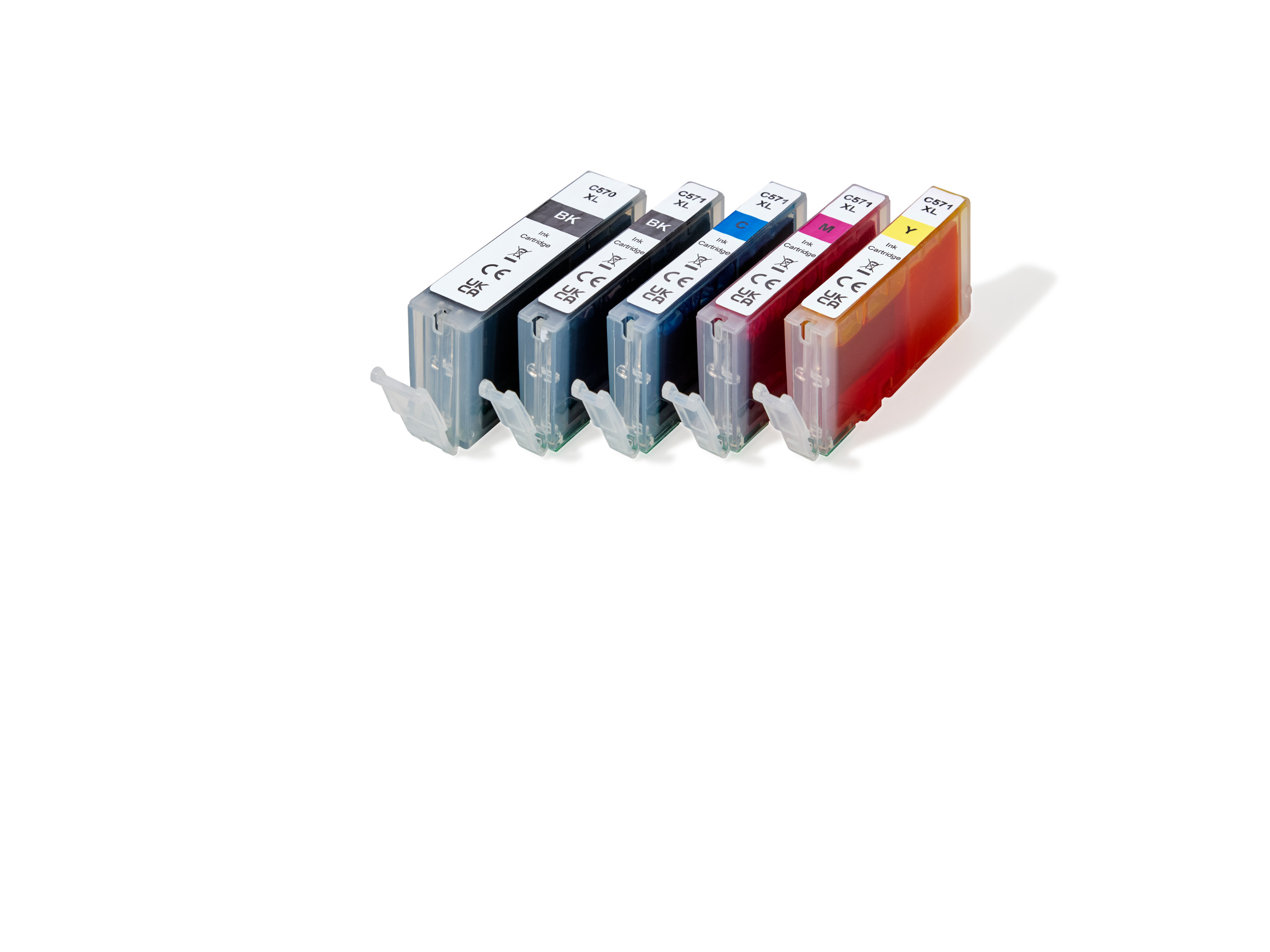 Wkłady z tuszem do drukarki 580/581Xxl dla Canon