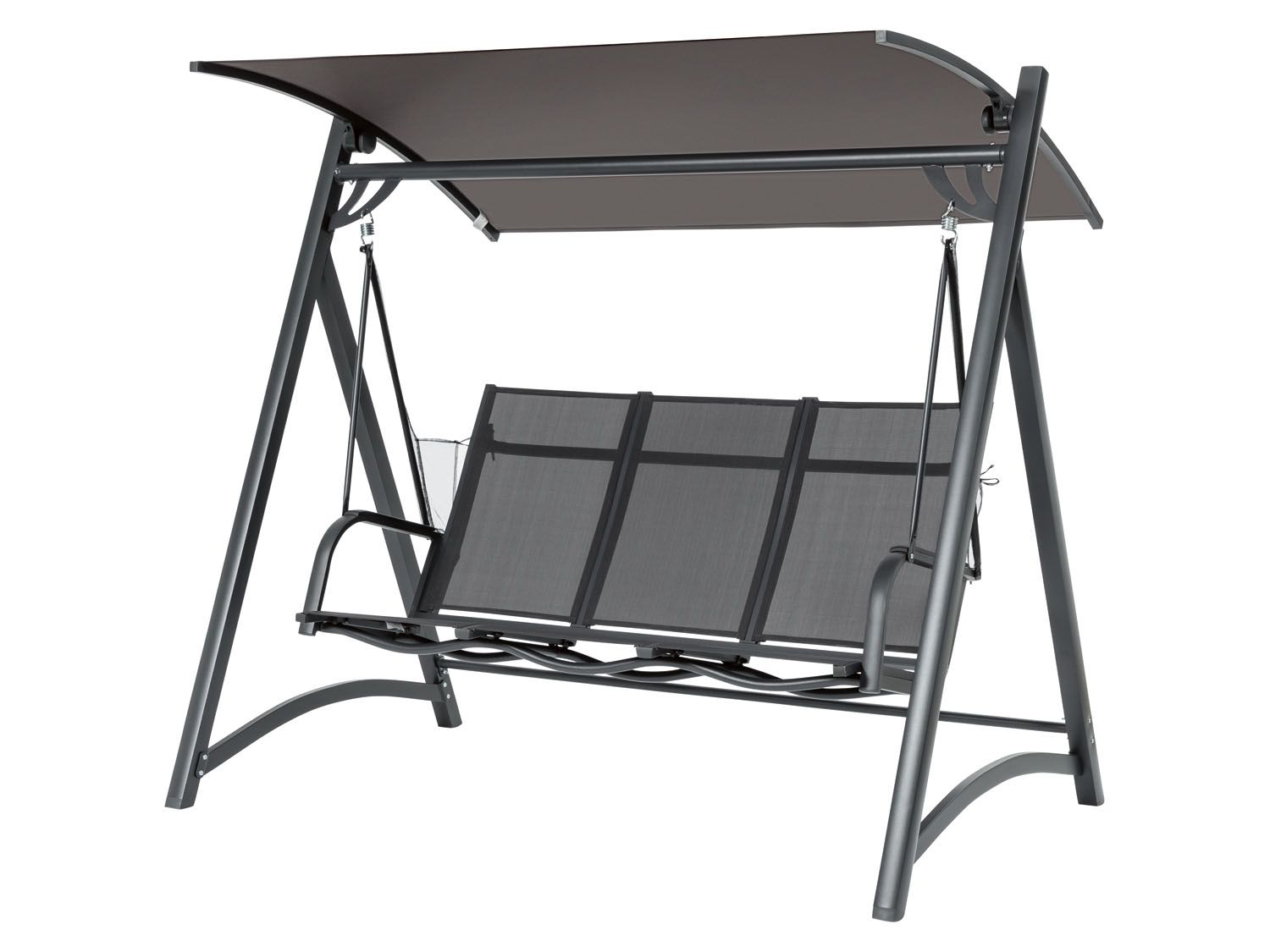 florabest Aluminiowa huśtawka ogrodowa Hollywood, 3-osobowa