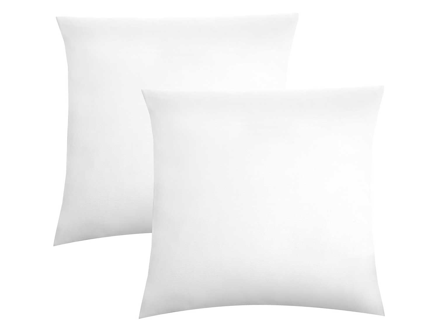 Biberna Poszewka na poduszkę z delikatnego dżerseju, 2 szt. Biały, 40 x 40