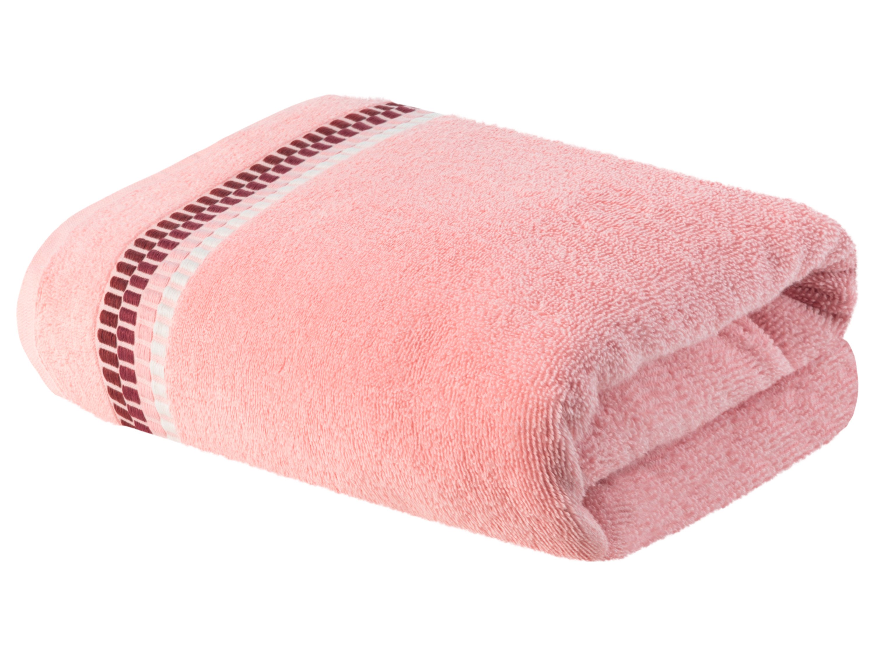 Livarno home Ręcznik kąpielowy frotte, 70 x 140 cm Różowy
