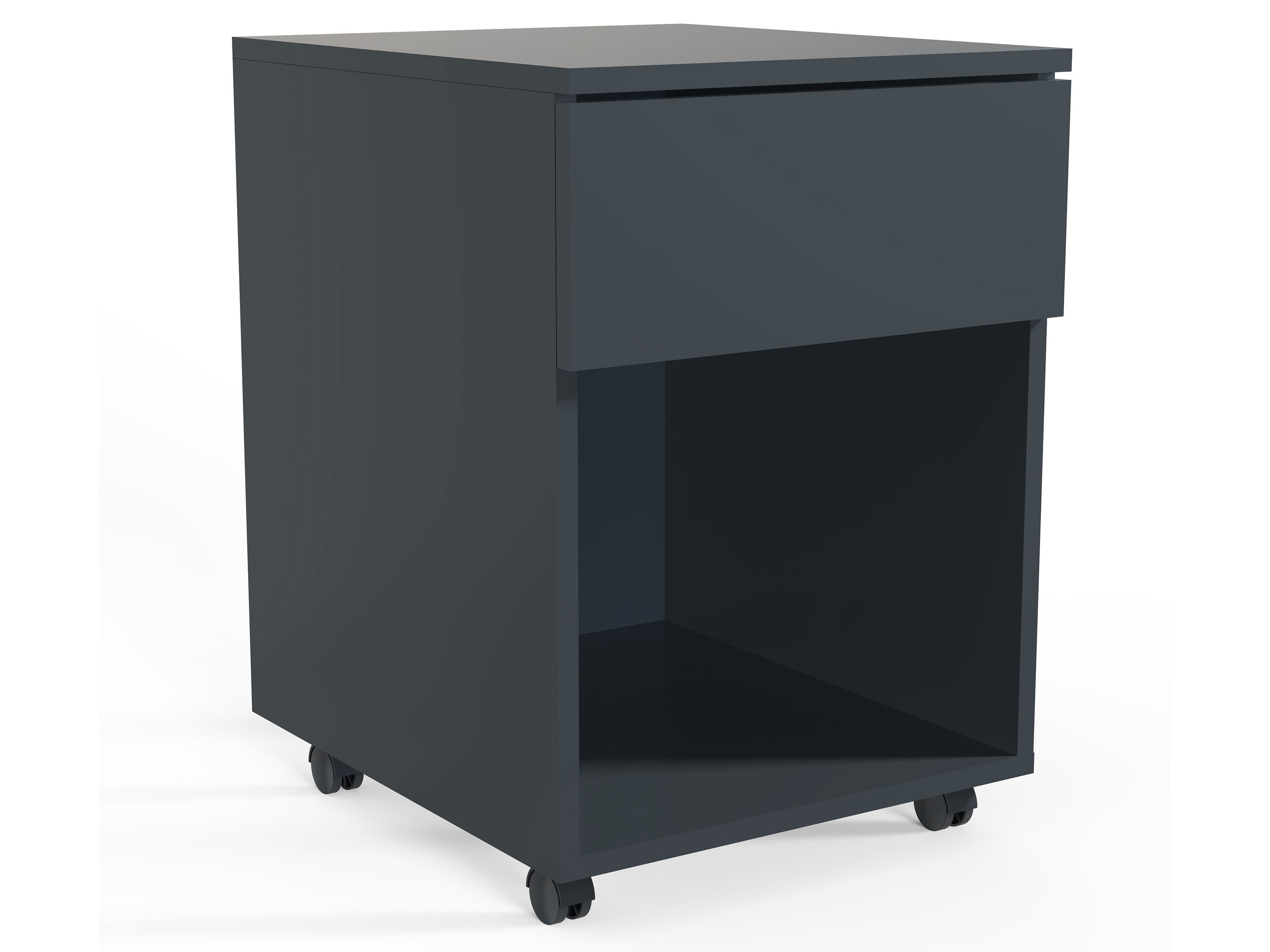 VCM Kontenerek na kółkach Dalosa, 45 cm Antracytowy, 1-Sb