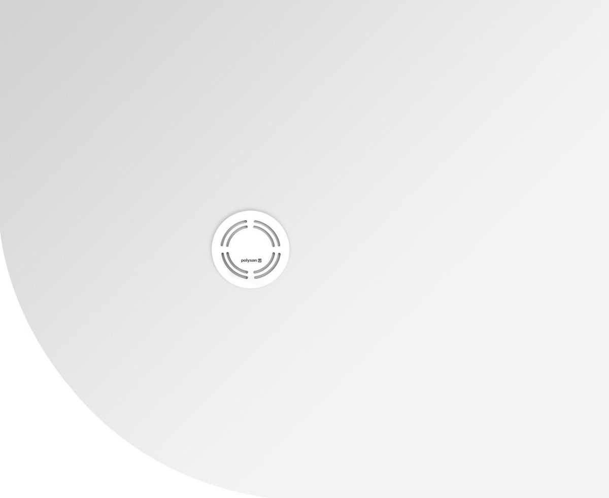 Darmowa Dostawa - Brodzik półokrągły 110x90 cm Polysan Flexia 91361