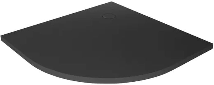Darmowa Dostawa - Brodzik półokrągły 90x90 cm antracyt New Trendy Nex Shade B0498