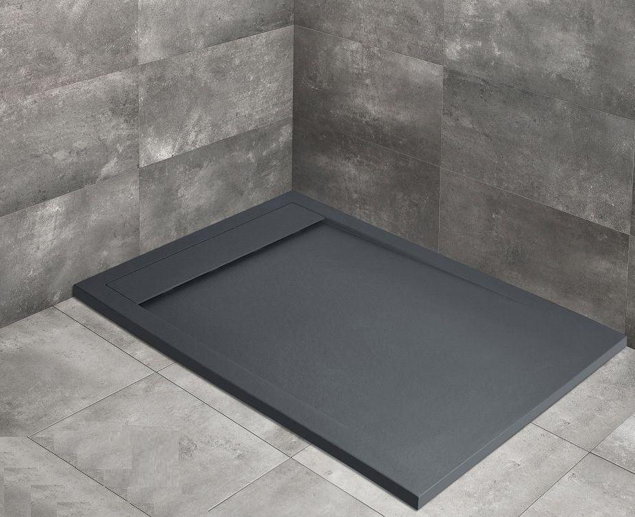 Darmowa Dostawa - Brodzik prostokątny 110x90 cm antracyt Radaway Teos F HTF1109064