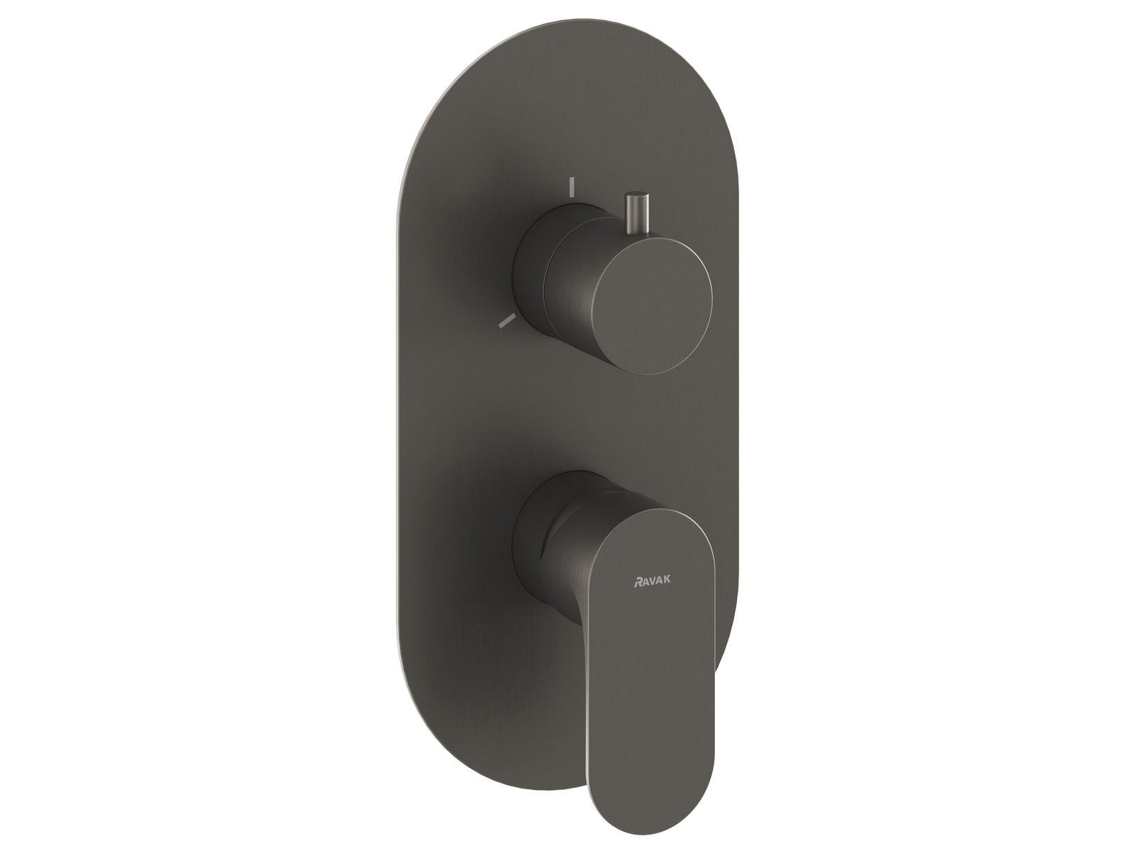 Darmowa Dostawa - Bateria wannowo-prysznicowa podtynkowa z termostatem grafitowa Ravak Eleganta X070334