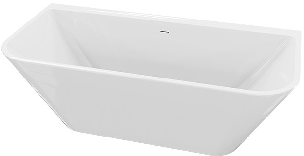 Darmowa Dostawa - Wanna przyścienna 170x80 cm prostokątna biała LaVita Elias 5900378345114
