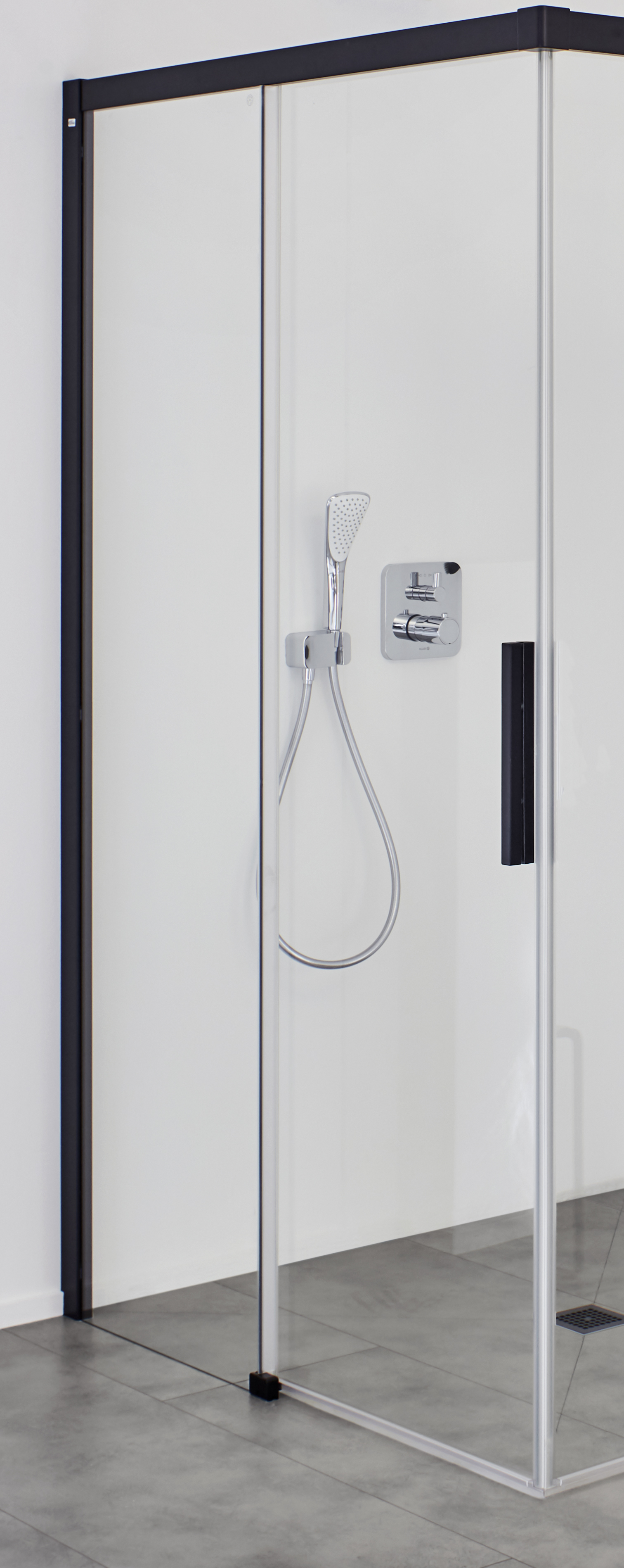 Darmowa Dostawa - Kabina prysznicowa część lewa 90x90 cm kwadratowa Kermi Nica NI C2 NIC2L090203PK