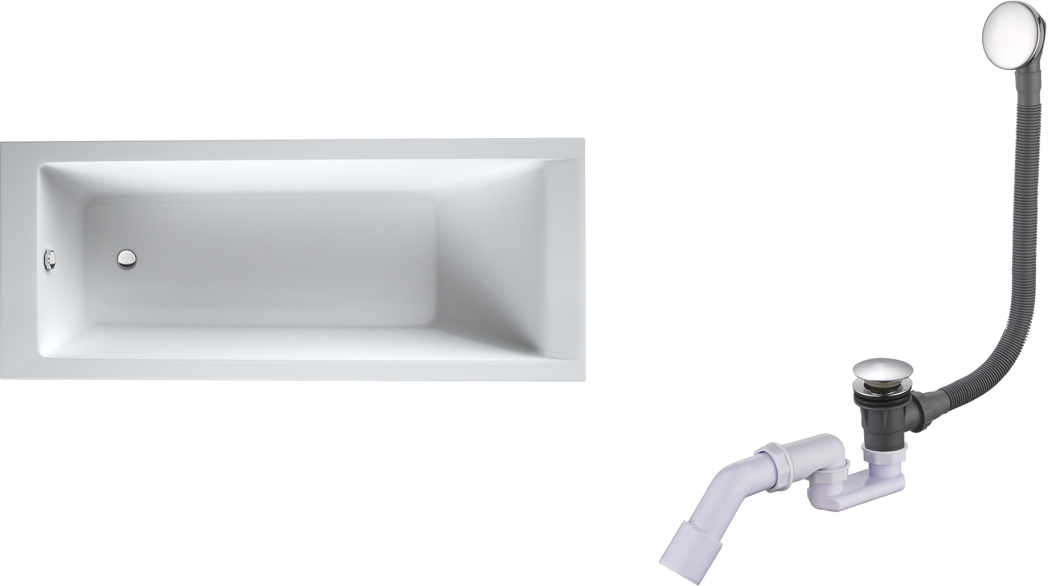 Darmowa Dostawa - Wanna prostokątna 160x70 cm Oltens Langfoss abset1408