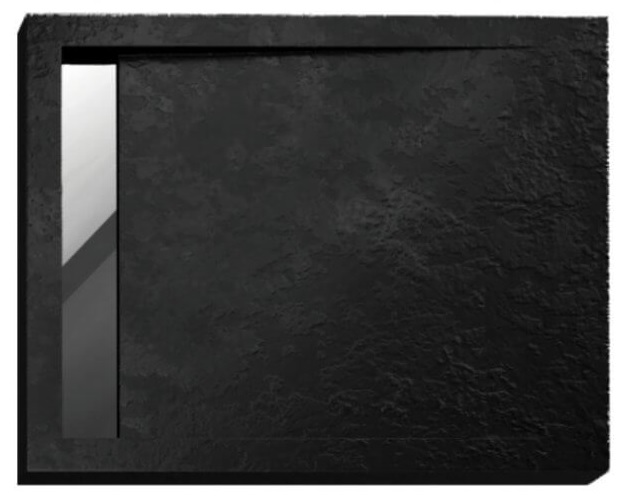 Darmowa Dostawa - Brodzik prostokątny 110x90 cm czarny Polimat West New 00354