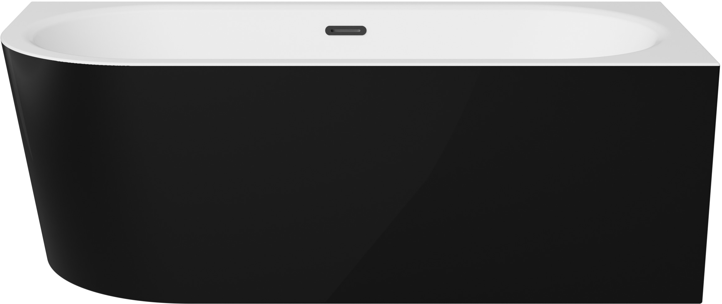 Darmowa Dostawa - Wanna przyścienna 149.6x74.7 cm prostokątna dwukolorowa Besco Avita A-Line #WAA15ABPBS