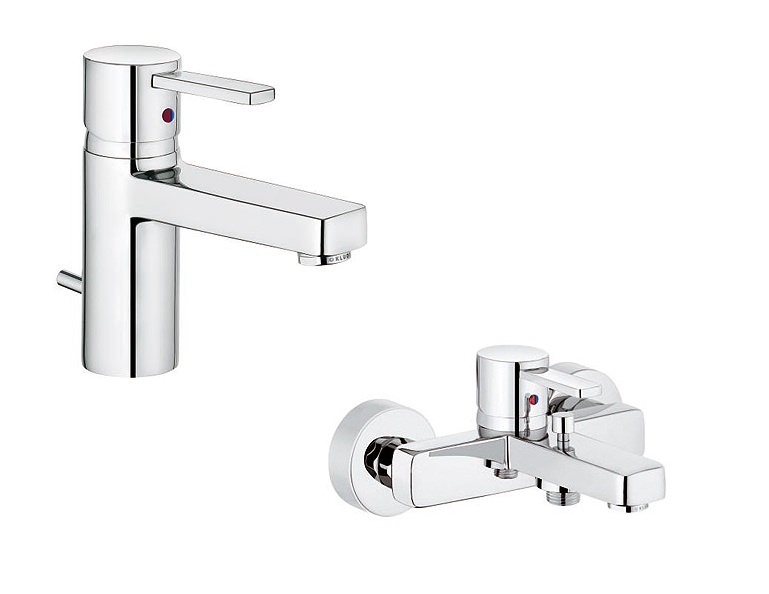 Darmowa Dostawa - Zestaw baterii chrom Kludi Zenta abset4325