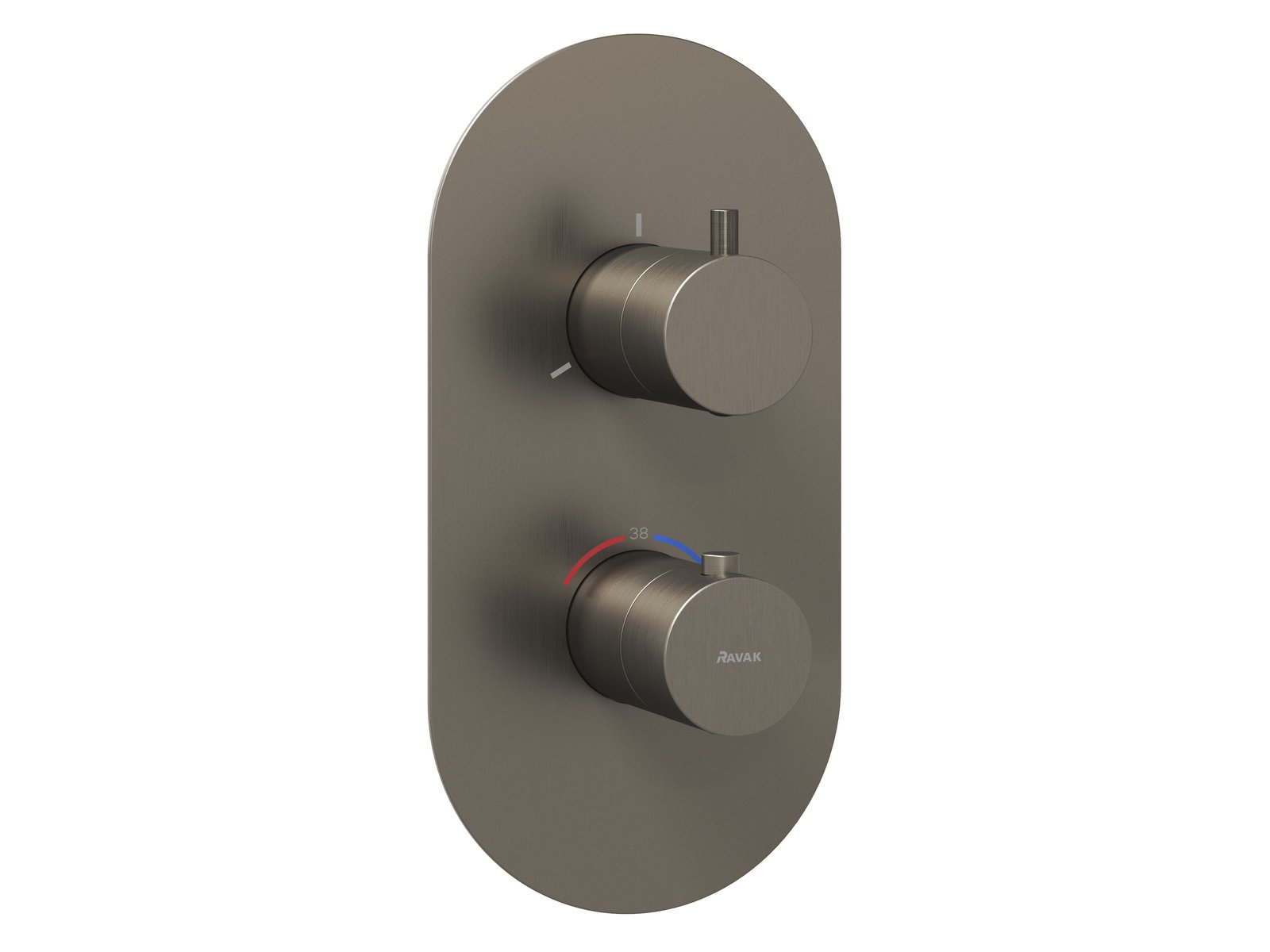 Darmowa Dostawa - Bateria wannowo-prysznicowa podtynkowa z termostatem grafitowa Ravak Espirit X070326