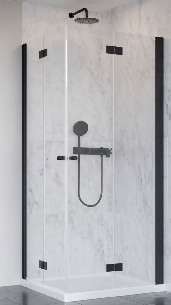 Darmowa Dostawa - Kabina prysznicowa część prawa 90x90 cm kwadratowa Radaway Nes Black KDD-B 100240905401R