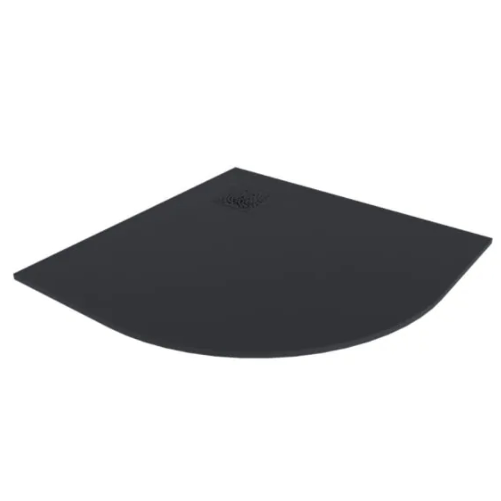 Darmowa Dostawa - Brodzik półokrągły 90x90 cm czarny Excellent Arda BREX1504090090BLN