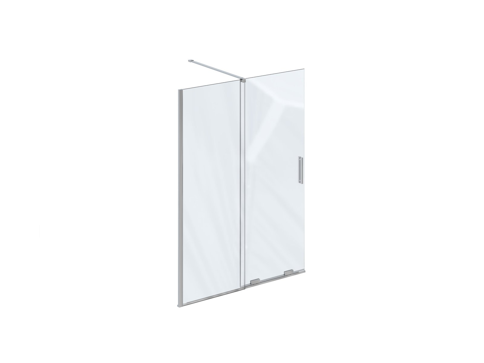 Darmowa Dostawa - Ścianka prysznicowa walk-in 140 cm chrom połysk/szkło przezroczyste Ravak Roll X9WVM0C00Z1