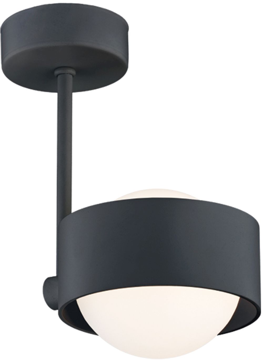 Darmowa Dostawa - Lampa podsufitowa 1x6 W czarna Argon Massimo Plus 8060