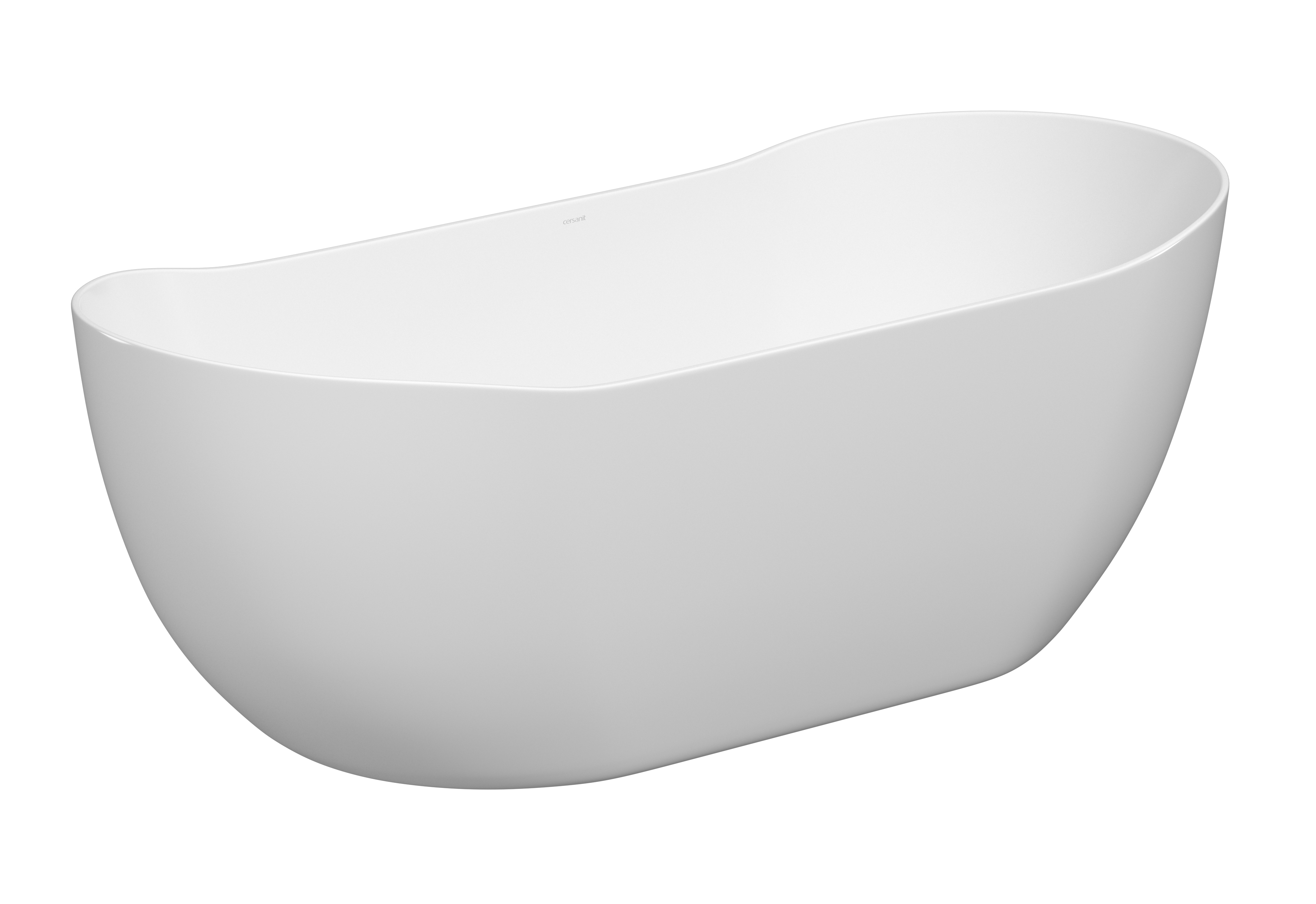Darmowa Dostawa - Wanna wolnostojąca 180x80 cm owalna biały Cersanit Inverto S301372