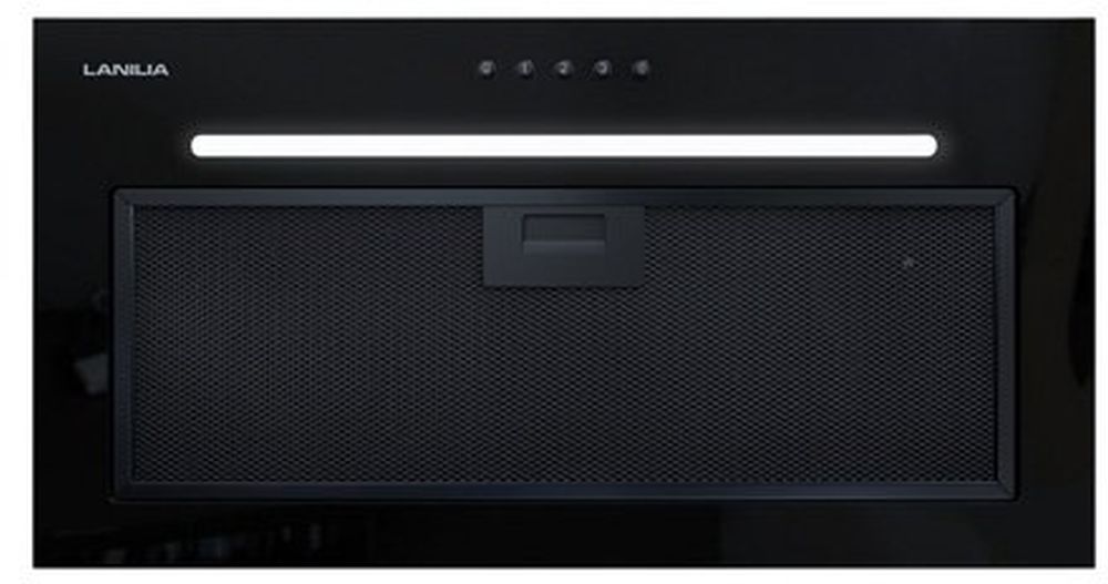 Darmowa Dostawa - Okap kuchenny 60 cm podszafkowy czarny Lanilia Levento LEVENTO601BLACK