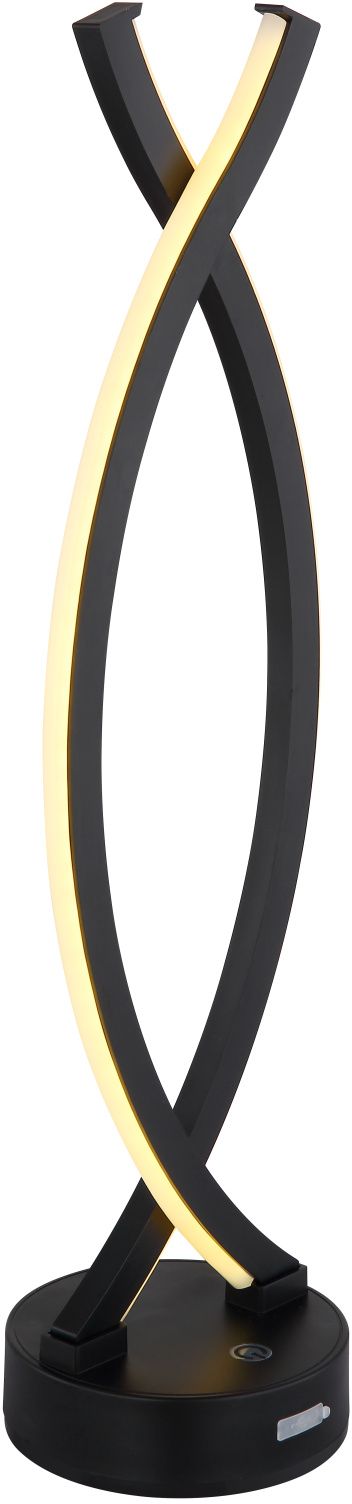 Darmowa Dostawa - Lampa stołowa 1x1 W biała-czarna Globo Lighting Hela 58457S