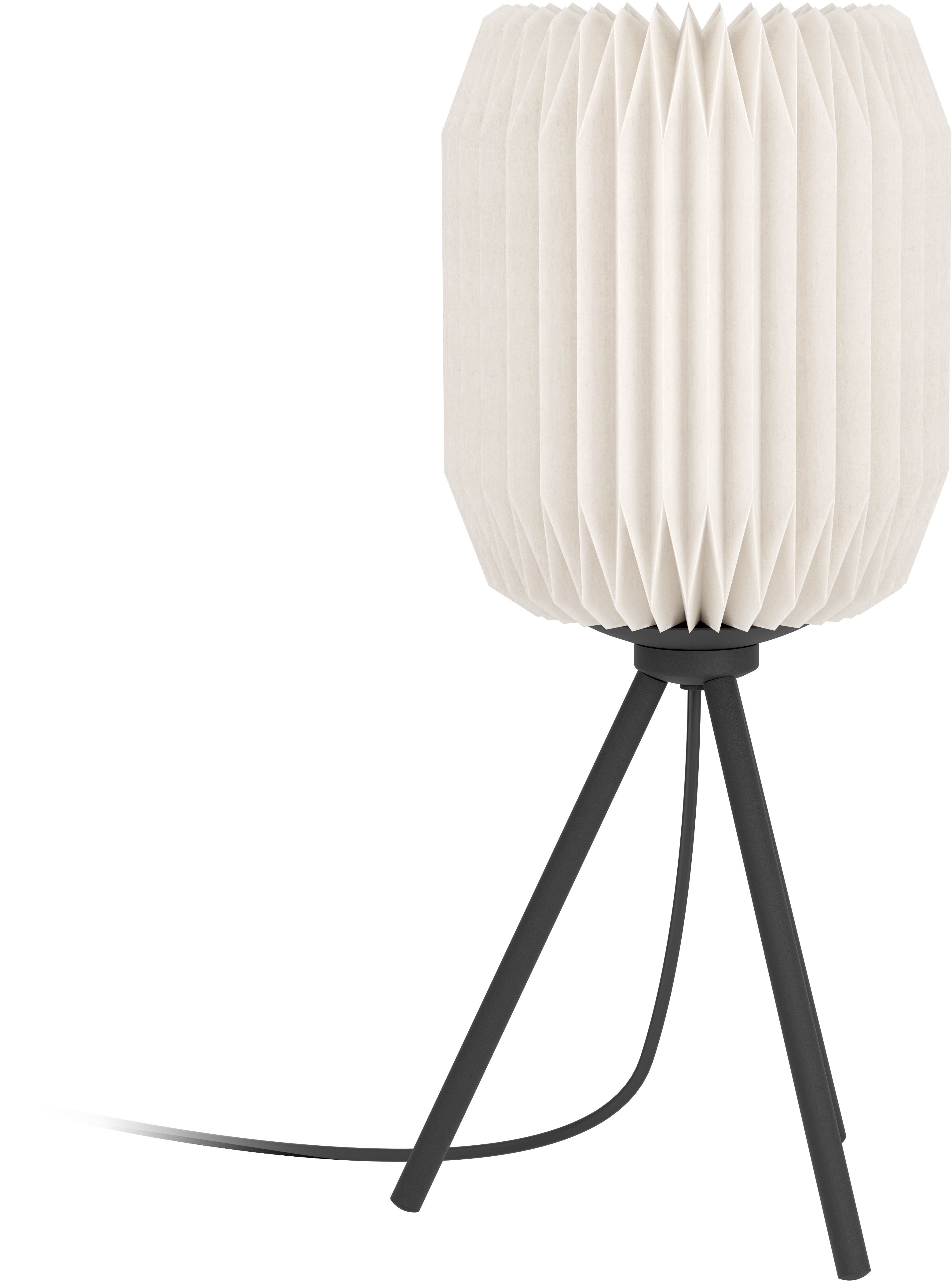 Darmowa Dostawa - Lampa stołowa 1x40 W biała-czarna Eglo Belgrave 44103