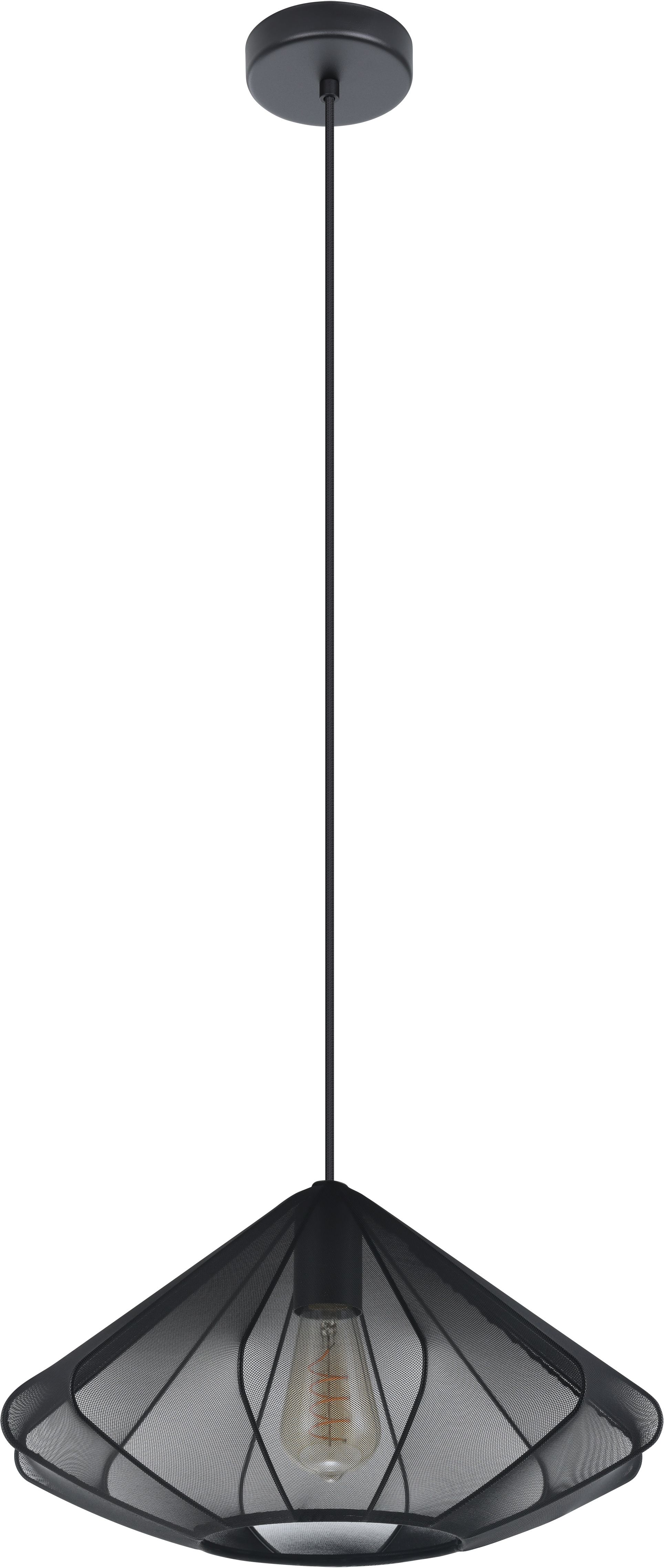 Darmowa Dostawa - Lampa wisząca 1x40 W czarna Eglo Dolwen 43995