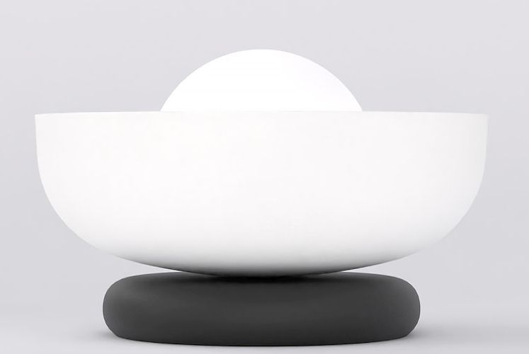 Darmowa Dostawa - Lampa stołowa 1x8 W biała-czarna Emibig Ozzy 1516LN1