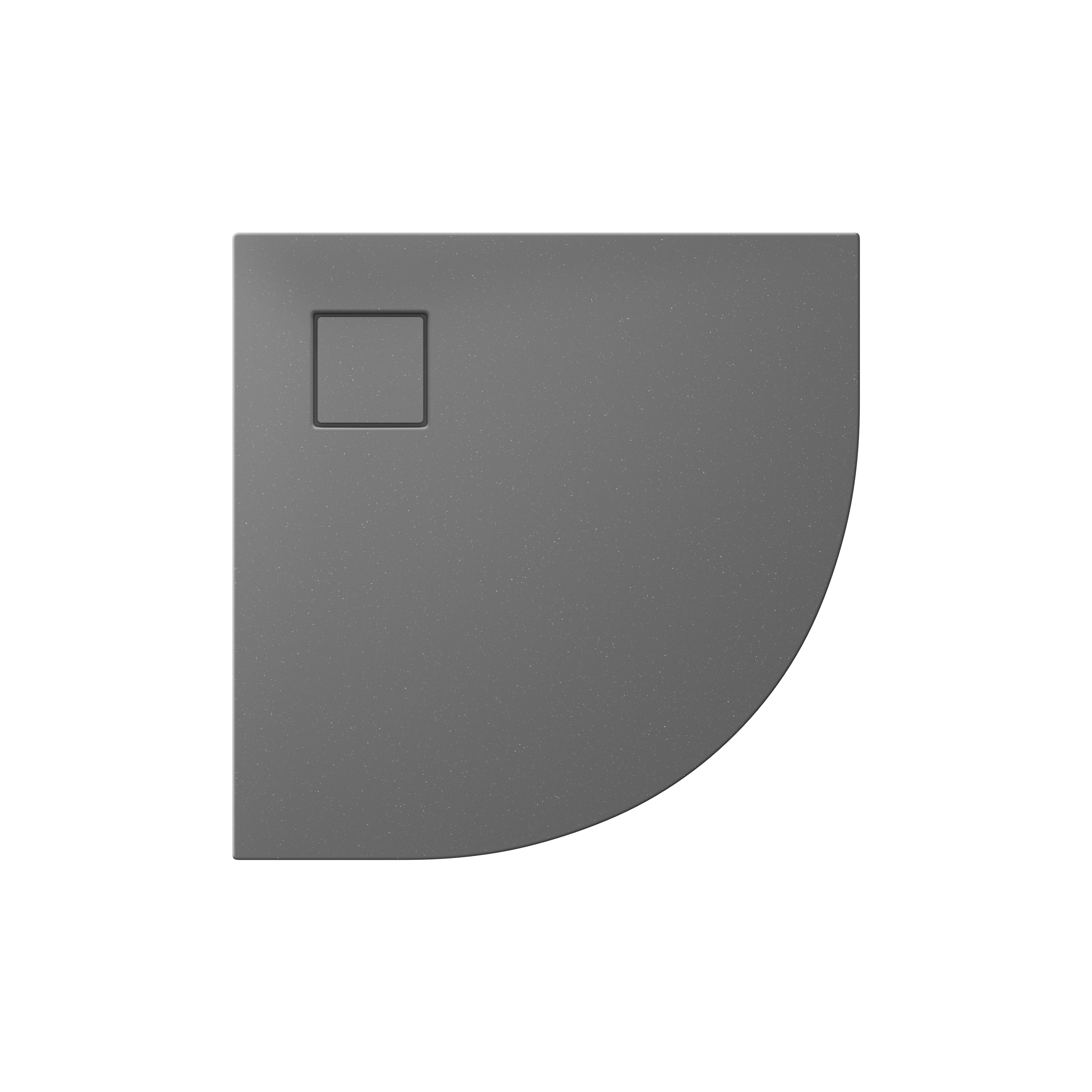 Darmowa Dostawa - Brodzik półokrągły 80x80 cm szary Cersanit Tako S932159