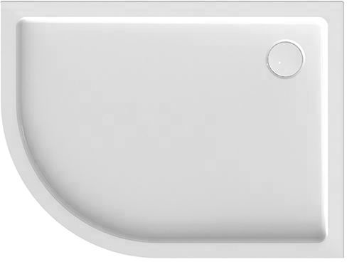 Darmowa Dostawa - Brodzik półokrągły 100x80 cm biały Sanplast Free Line 615040177001000