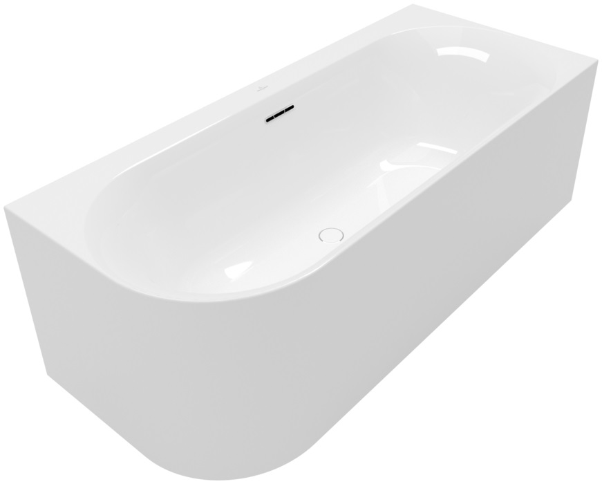Darmowa Dostawa - Wanna przyścienna 180x80 cm owalna biała Villeroy & Boch Loop & Friends UBA180LOF9CR00V01