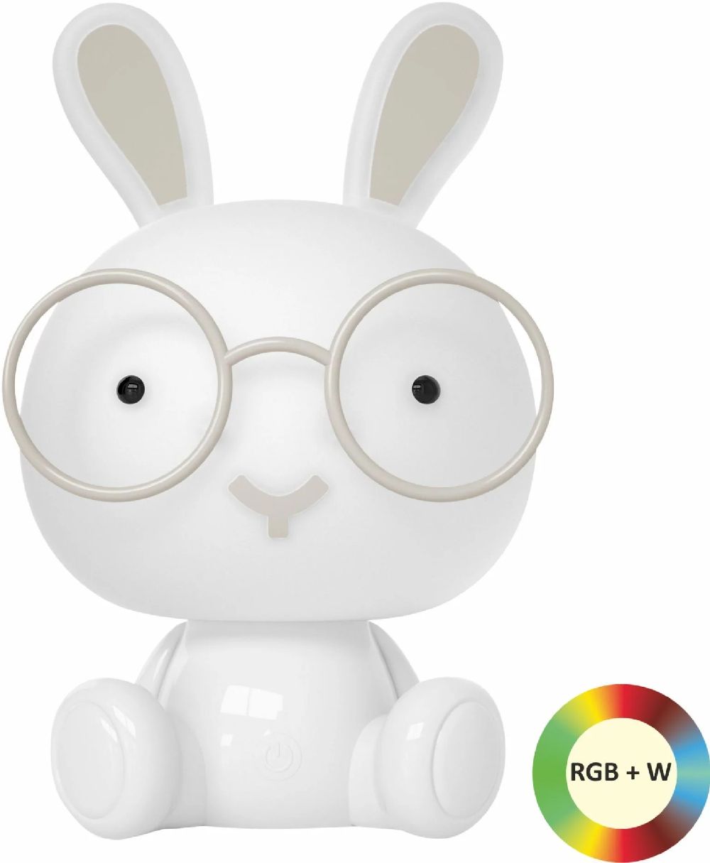 Darmowa Dostawa - Lampa stołowa 1x2.5 W biała Goldlux Królik 325631