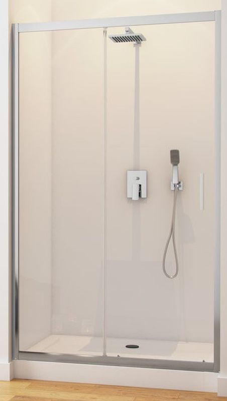 Darmowa Dostawa - Drzwi prysznicowe 120 cm rozsuwane chrom połysk/szkło przezroczyste Actima Seria 201 KAAC18051200LPN