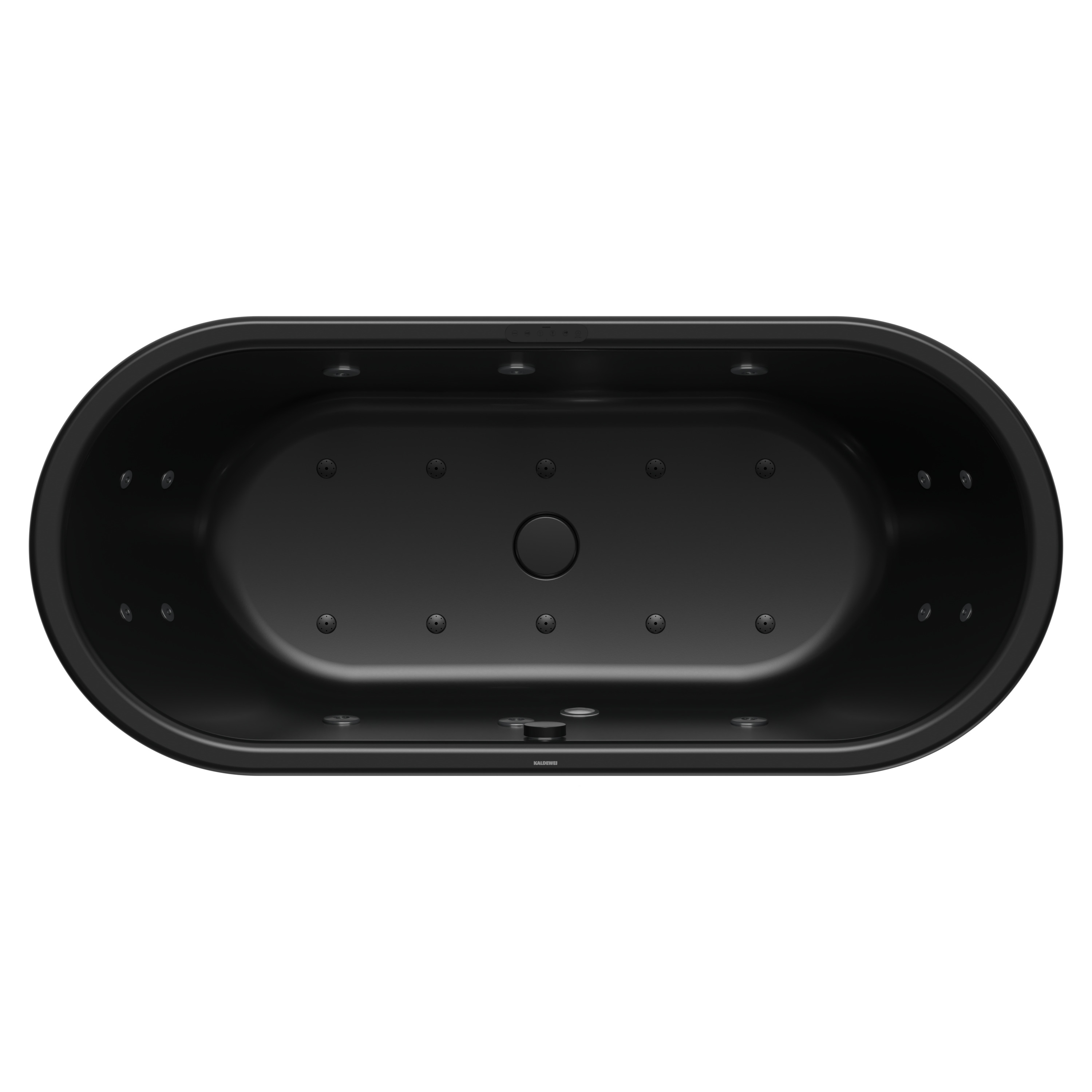 Darmowa Dostawa - Wanna z hydromasażem 180x80 cm owalna czarna Kaldewei Centro Duo Oval 282893880676