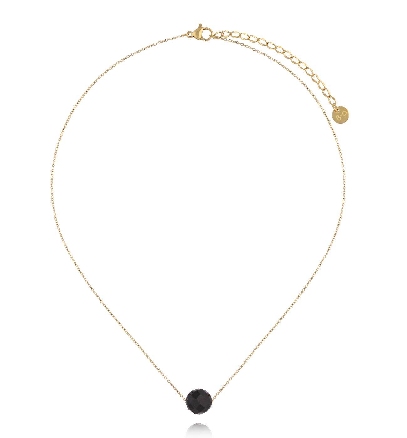 Naszyjnik z czarnym turmalinem - By Dziubeka