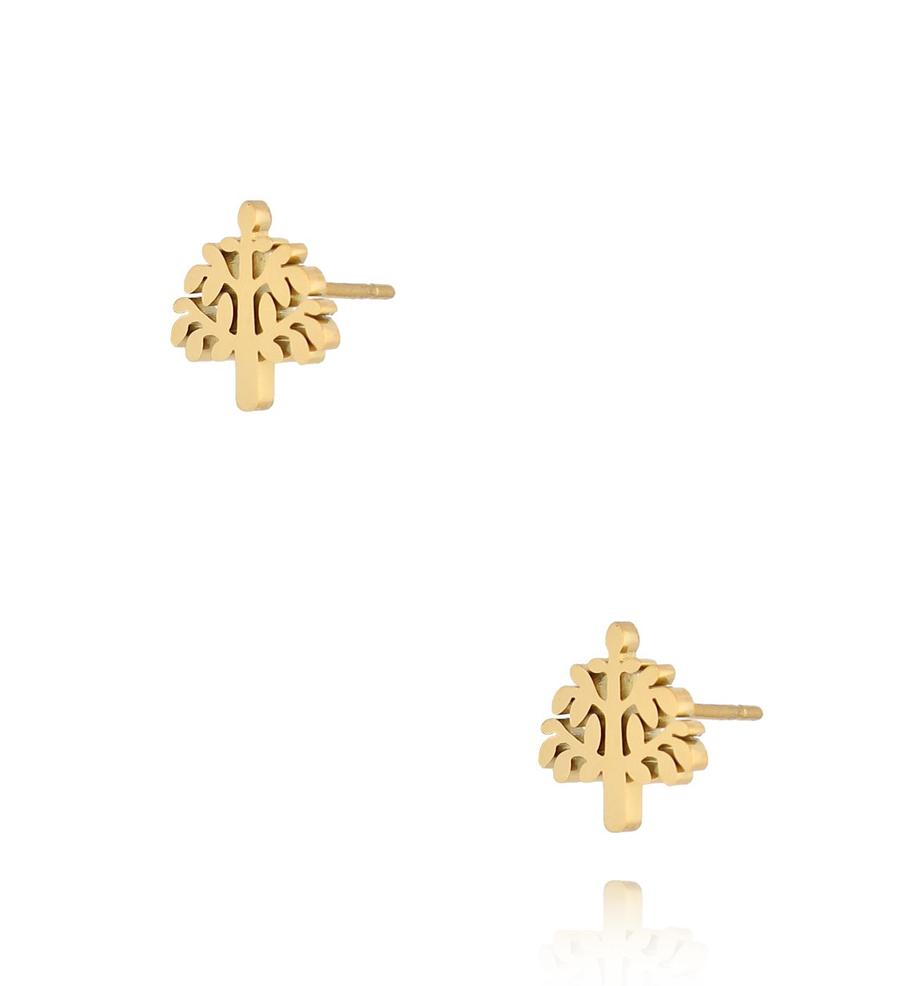 Kolczyki złote wkrętki drzewka Larissa KSA1029